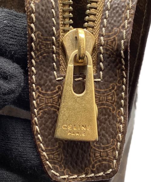 CELINE（セリーヌ）CELINE (セリーヌ) マカダム柄　トートバッグ ブラウンの古着・服飾アイテム