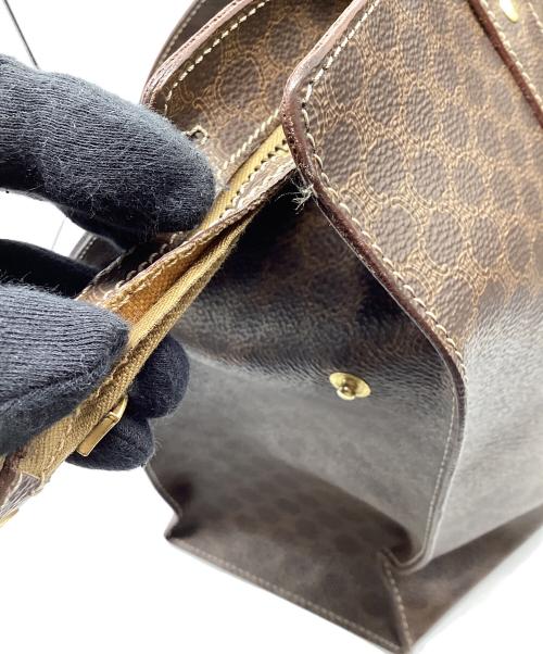 CELINE（セリーヌ）CELINE (セリーヌ) マカダム柄　トートバッグ ブラウンの古着・服飾アイテム