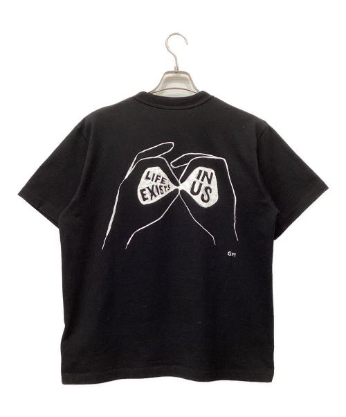 sacai（サカイ）sacai  (サカイ) Geoff McFetridge (ジェフ・マクフェトリッジ) 半袖カットソー ブラック サイズ:S 未使用品の古着・服飾アイテム