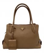 PRADAプラダ）の古着「2WAYバッグ」｜キャメル