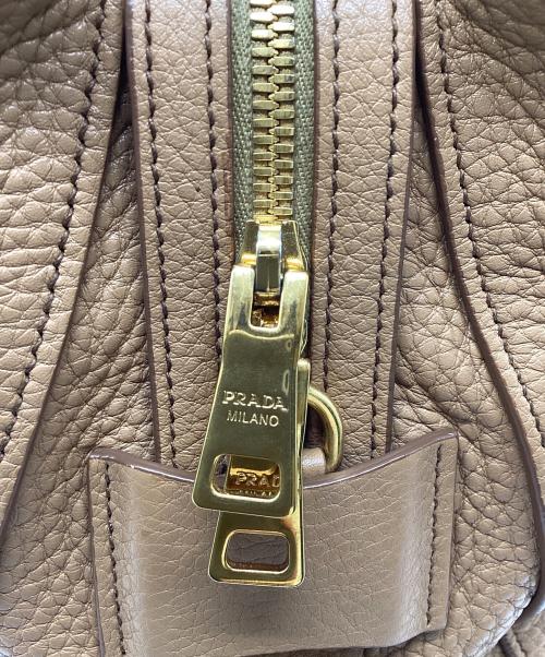 PRADA（プラダ）PRADA (プラダ) 2WAYバッグ キャメルの古着・服飾アイテム
