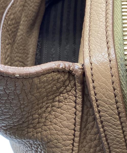 PRADA（プラダ）PRADA (プラダ) 2WAYバッグ キャメルの古着・服飾アイテム