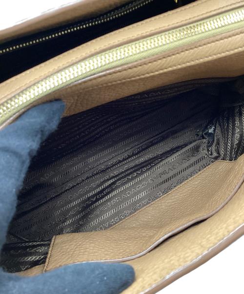 PRADA（プラダ）PRADA (プラダ) 2WAYバッグ キャメルの古着・服飾アイテム