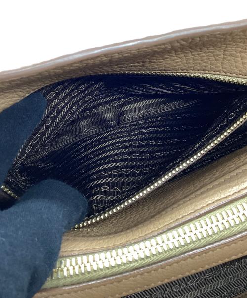 PRADA（プラダ）PRADA (プラダ) 2WAYバッグ キャメルの古着・服飾アイテム