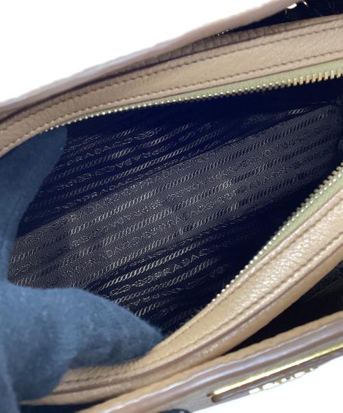 PRADA（プラダ）PRADA (プラダ) 2WAYバッグ キャメルの古着・服飾アイテム