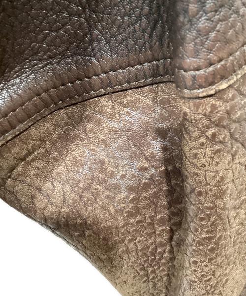 Brass（ブラス）Brass (ブラス) ラムレザージャケット ブラウン サイズ:Mの古着・服飾アイテム