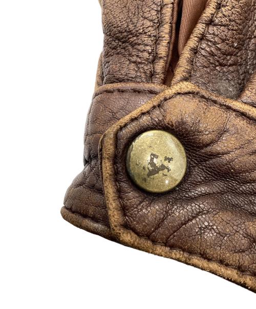 Brass（ブラス）Brass (ブラス) ラムレザージャケット ブラウン サイズ:Mの古着・服飾アイテム