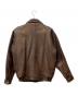 Brass (ブラス) ラムレザージャケット ブラウン サイズ:M：12000円