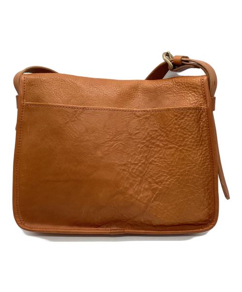SLOW（スロウ）SLOW (スロウ) レザーショルダーバッグ ブラウンの古着・服飾アイテム