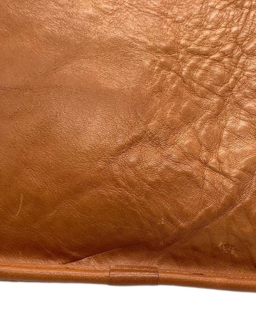 SLOW（スロウ）SLOW (スロウ) レザーショルダーバッグ ブラウンの古着・服飾アイテム