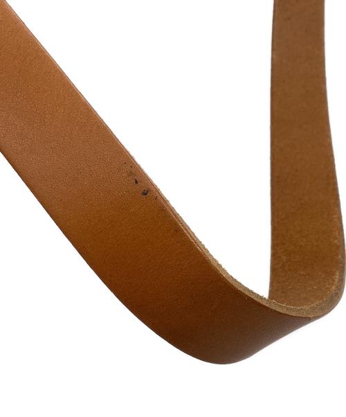 SLOW（スロウ）SLOW (スロウ) レザーショルダーバッグ ブラウンの古着・服飾アイテム