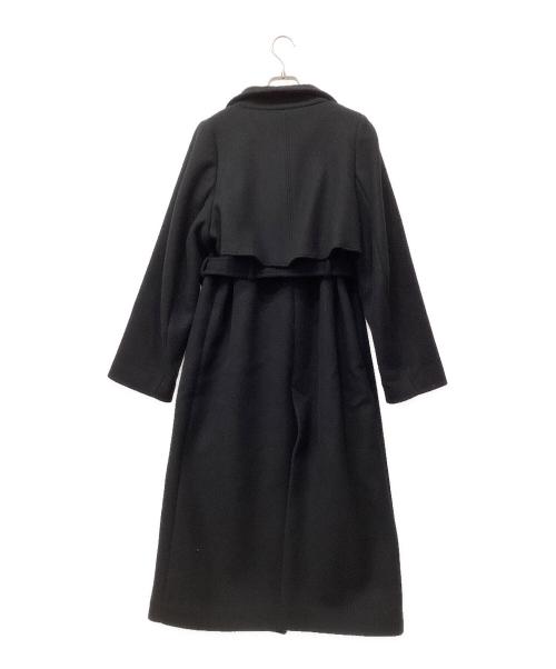 PUBLIC TOKYO（パブリックトウキョウ）PUBLIC TOKYO (パブリックトウキョウ) アシメオーバーヨークコート ブラック サイズ:1の古着・服飾アイテム