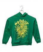 SP5DERスパイダー）の古着「プルオーバーパーカー」｜グリーン