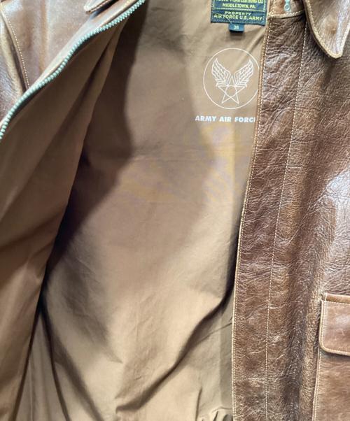 BUZZ RICKSON'S（バズリクソンズ）BUZZ RICKSON'S (バズリクソンズ) A-2フライトジャケット ブラウン サイズ:Sの古着・服飾アイテム