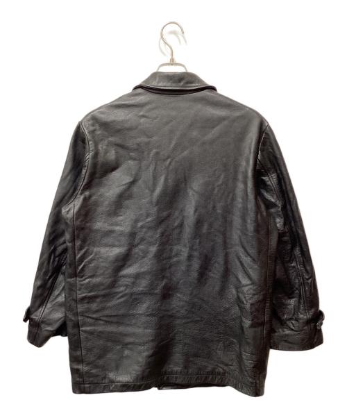 french bomber jack（フランス ボンバージャック）french bomber jack (フランス ボンバージャック) レザージャケット ブラック サイズ:Mの古着・服飾アイテム