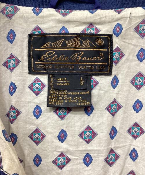 Eddie Bauer（エディーバウアー）Eddie Bauer (エディーバウアー) ブルゾン ブルー サイズ:Lの古着・服飾アイテム