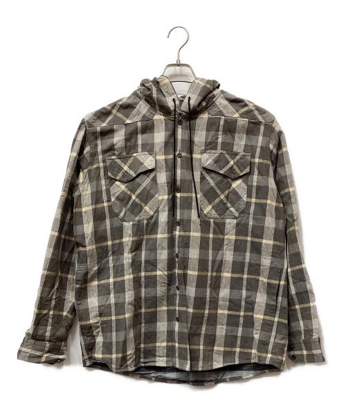 LITTLEBIG（リトルビッグ）LITTLEBIG (リトルビッグ) フーデットシャツ グレー サイズ:48の古着・服飾アイテム