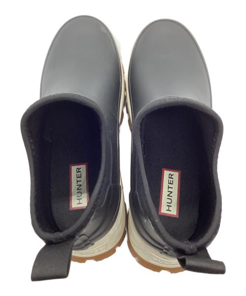 HUNTER（ハンター）HUNTER (ハンター) レインアンクルブーツ ブラック サイズ:24㎝の古着・服飾アイテム
