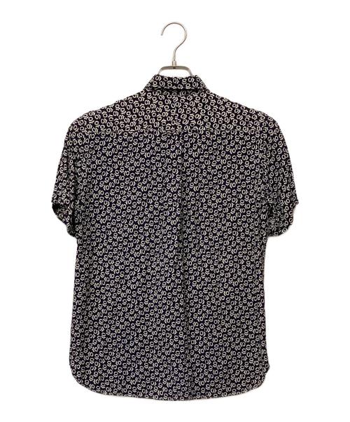 COMME des GARCONS HOMME（コムデギャルソン オム）COMME des GARCONS HOMME (コムデギャルソン オム) 半袖シャツ 花柄 ネイビー×ホワイト サイズ:XSの古着・服飾アイテム