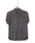 COMME des GARCONS HOMME（コムデギャルソン オム）の古着「半袖シャツ 花柄」｜ネイビー×ホワイト