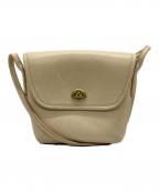 COACHコーチ）の古着「OLD COACH ミニショルダーバッグ ターンロック」｜ベージュ