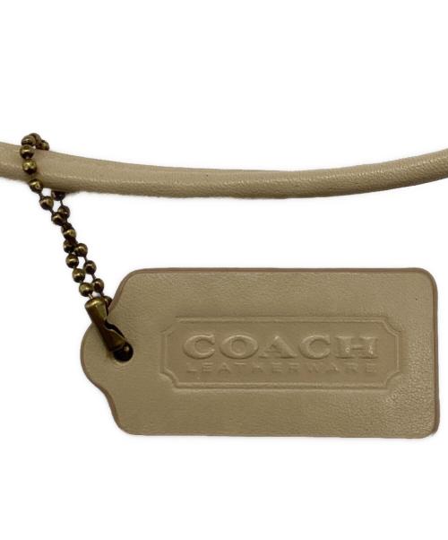 COACH（コーチ）COACH (コーチ) OLD COACH ミニショルダーバッグ ターンロック ベージュの古着・服飾アイテム