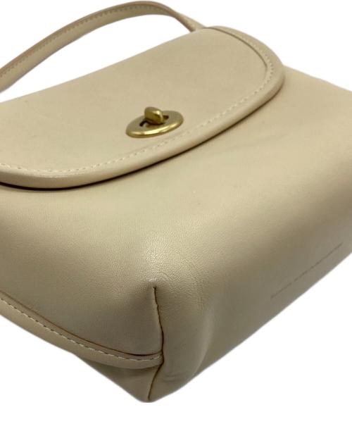 COACH（コーチ）COACH (コーチ) OLD COACH ミニショルダーバッグ ターンロック ベージュの古着・服飾アイテム