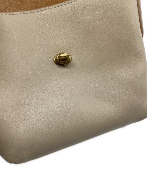 COACH（コーチ）COACH (コーチ) OLD COACH ミニショルダーバッグ ターンロック ベージュの古着・服飾アイテム