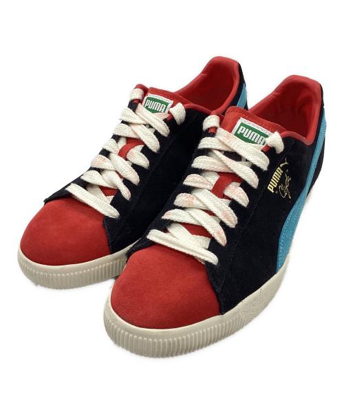 PUMA（プーマ）PUMA (プーマ) CLYDE OG(クライド OG) ネイビー×レッド×スカイブルー サイズ:28cmの古着・服飾アイテム