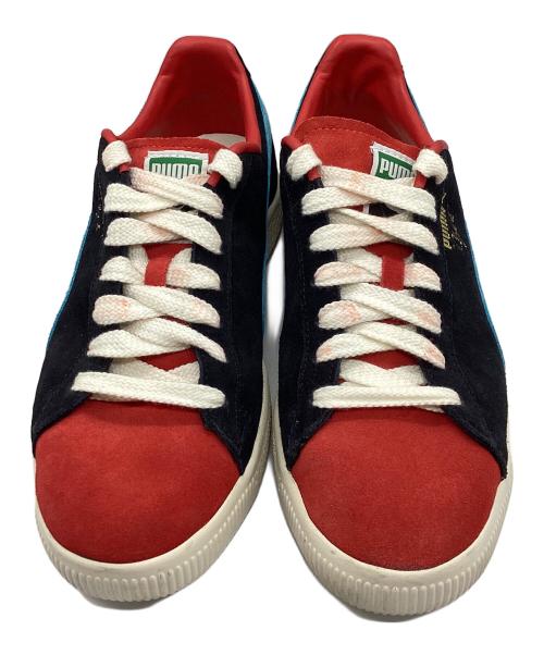 PUMA（プーマ）PUMA (プーマ) CLYDE OG(クライド OG) ネイビー×レッド×スカイブルー サイズ:28cmの古着・服飾アイテム