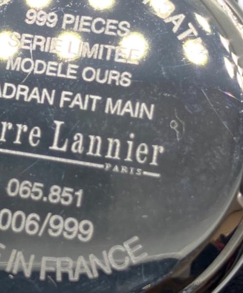 Pierre Lannier（ピエールラニエ）Pierre Lannier (ピエールラニエ) 腕時計 ブルーの古着・服飾アイテム