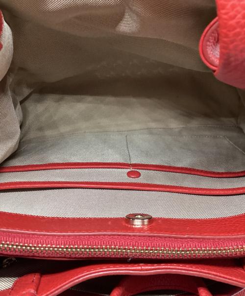 COLE HAAN（コールハーン）COLE HAAN (コールハーン) 2WAYバッグ レッドの古着・服飾アイテム