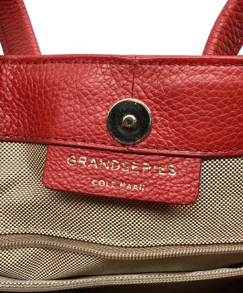 COLE HAAN（コールハーン）COLE HAAN (コールハーン) 2WAYバッグ レッドの古着・服飾アイテム