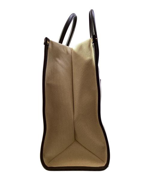 MICHAEL KORS（マイケル・コース）MICHAEL KORS (マイケル・コース) トートバッグ アイボリー×ブラックの古着・服飾アイテム