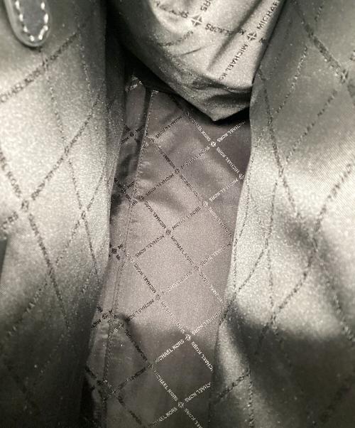 MICHAEL KORS（マイケル・コース）MICHAEL KORS (マイケル・コース) トートバッグ アイボリー×ブラックの古着・服飾アイテム