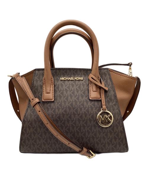 MICHAEL KORS（マイケル・コース）MICHAEL KORS (マイケル・コース) 2WAYショルダーバッグ ブラウンの古着・服飾アイテム