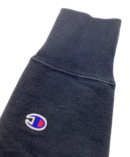 Champion REVERSE WEAVE（チャンピオン リバース ウィーブ）Champion REVERSE WEAVE (チャンピオン リバース ウィーブ) スナップスウェットシャツ ブラック サイズ:MEDIUMの古着・服飾アイテム