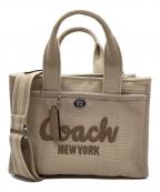 COACHコーチ）の古着「カーゴ トート26」｜ブラウン