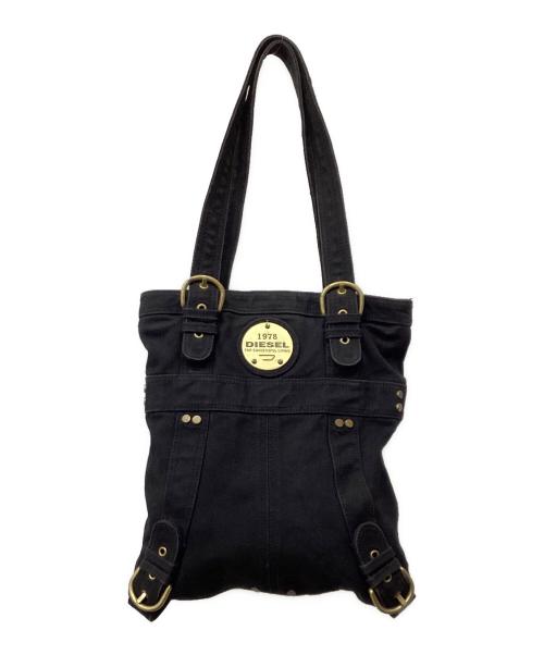 DIESEL（ディーゼル）DIESEL (ディーゼル) トートバッグ ブラックの古着・服飾アイテム