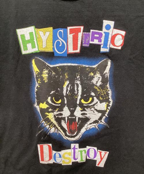Hysteric Glamour（ヒステリックグラマー）Hysteric Glamour (ヒステリックグラマー) 半袖カットソー ブラック サイズ:Freeの古着・服飾アイテム