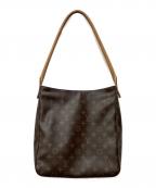 LOUIS VUITTONルイ ヴィトン）の古着「ルーピングGM モノグラム」｜ブラウン