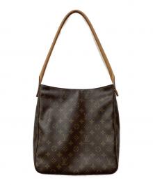 LOUIS VUITTON（ルイ ヴィトン）の古着「ルーピングGM モノグラム」｜ブラウン