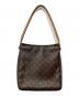 LOUIS VUITTON (ルイ ヴィトン) ルーピングGM モノグラム ブラウン：60000円