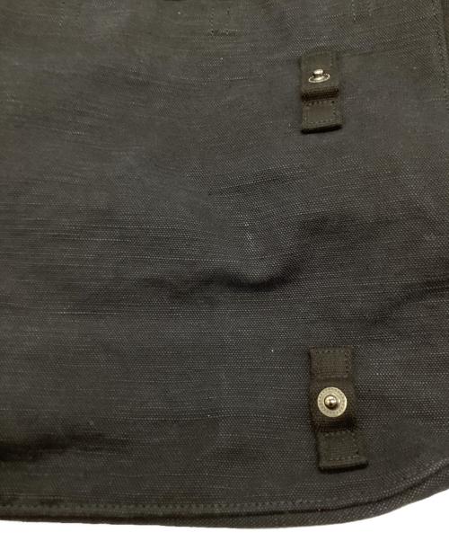 SLOW&CO（スロウアンドコー）SLOW&CO (スロウアンドコー) キャンバスショルダーバッグ ブラックの古着・服飾アイテム