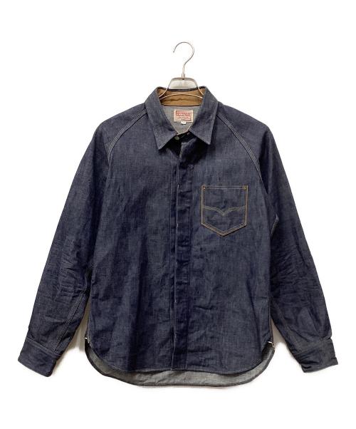 Deluxeware（デラックスウェア）Deluxeware (デラックスウェア) デニムシャツ インディゴ サイズ:XLの古着・服飾アイテム