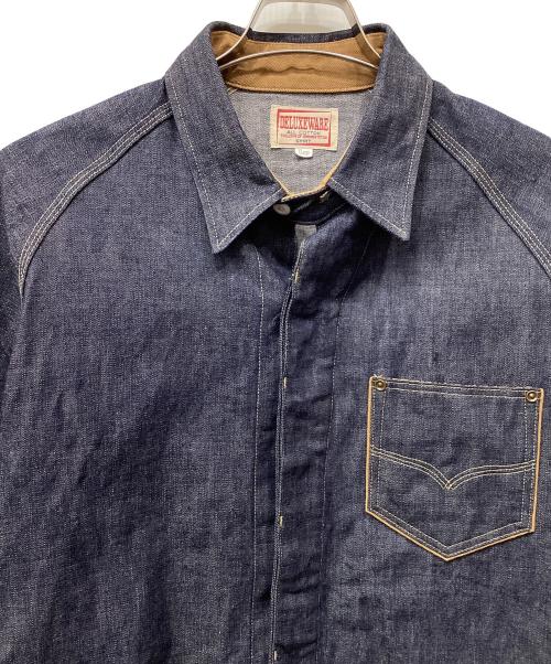 Deluxeware（デラックスウェア）Deluxeware (デラックスウェア) デニムシャツ インディゴ サイズ:XLの古着・服飾アイテム