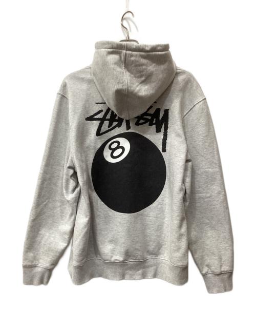 stussy（ステューシー）stussy (ステューシー) プルオーバーパーカー グレー サイズ:Lの古着・服飾アイテム