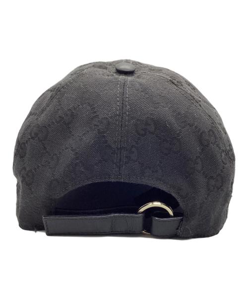 GUCCI（グッチ）GUCCI (グッチ) ベースボールキャップ ブラック サイズ:Lの古着・服飾アイテム