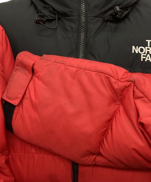 THE NORTH FACE（ザ ノース フェイス）THE NORTH FACE (ザ ノース フェイス) ヌプシダウンジャケット レッド×ブラック サイズ:Mの古着・服飾アイテム