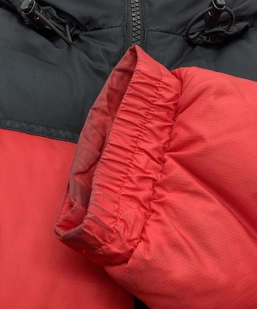 THE NORTH FACE（ザ ノース フェイス）THE NORTH FACE (ザ ノース フェイス) ヌプシダウンジャケット レッド×ブラック サイズ:Mの古着・服飾アイテム